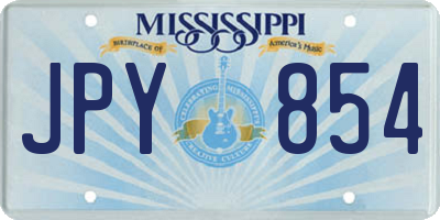 MS license plate JPY854