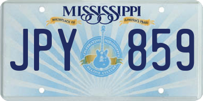 MS license plate JPY859