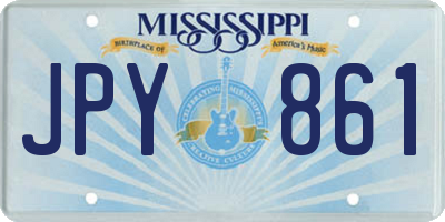 MS license plate JPY861