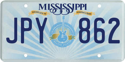 MS license plate JPY862
