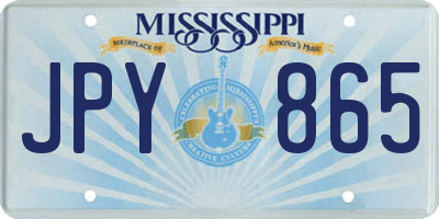 MS license plate JPY865