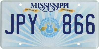 MS license plate JPY866