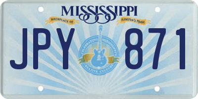 MS license plate JPY871