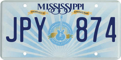 MS license plate JPY874