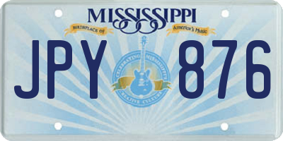 MS license plate JPY876