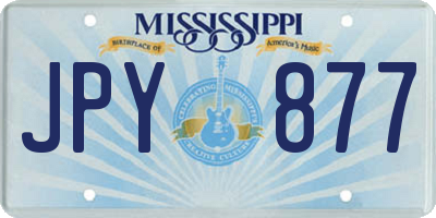 MS license plate JPY877