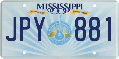 MS license plate JPY881