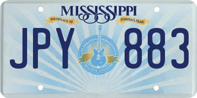 MS license plate JPY883
