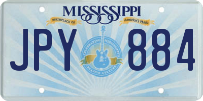 MS license plate JPY884