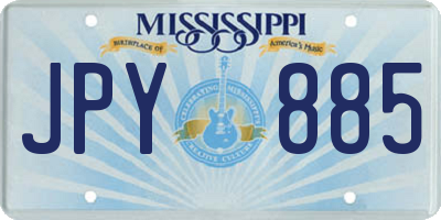 MS license plate JPY885