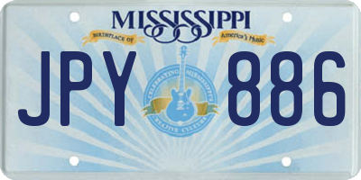 MS license plate JPY886