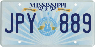MS license plate JPY889
