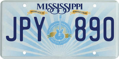 MS license plate JPY890