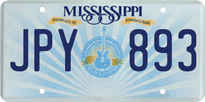 MS license plate JPY893