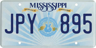MS license plate JPY895