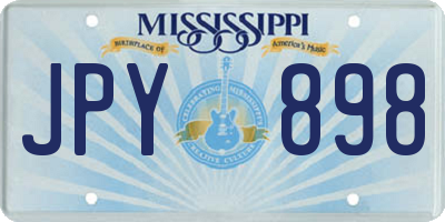 MS license plate JPY898