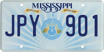 MS license plate JPY901