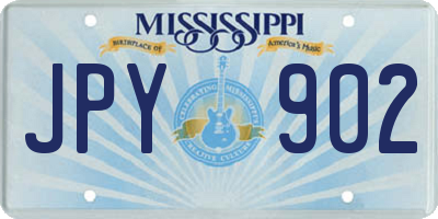 MS license plate JPY902