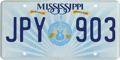 MS license plate JPY903