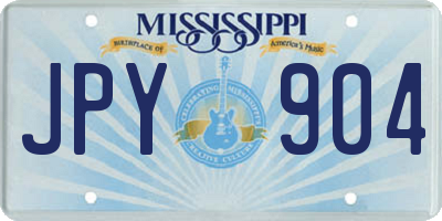 MS license plate JPY904