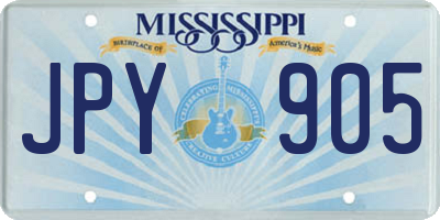 MS license plate JPY905