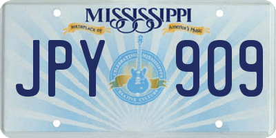 MS license plate JPY909