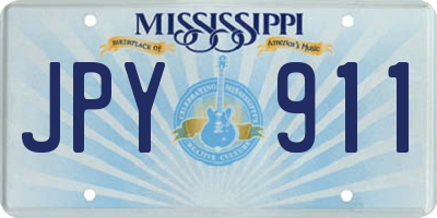 MS license plate JPY911