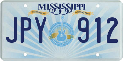 MS license plate JPY912