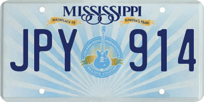 MS license plate JPY914