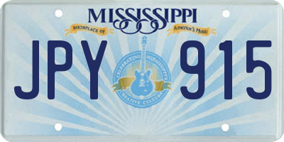 MS license plate JPY915