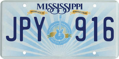 MS license plate JPY916