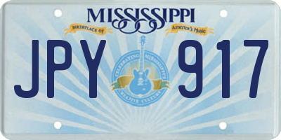 MS license plate JPY917