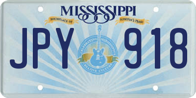 MS license plate JPY918
