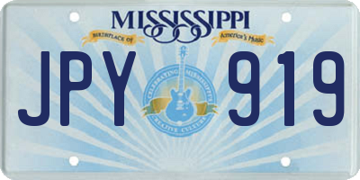 MS license plate JPY919