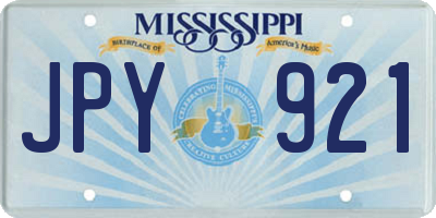 MS license plate JPY921