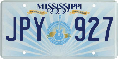 MS license plate JPY927