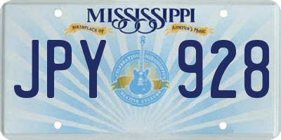 MS license plate JPY928