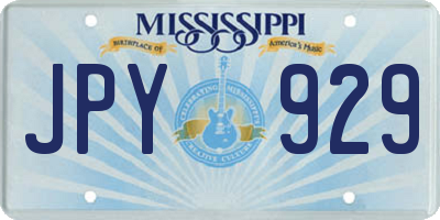 MS license plate JPY929