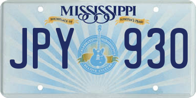 MS license plate JPY930