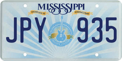 MS license plate JPY935
