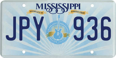MS license plate JPY936
