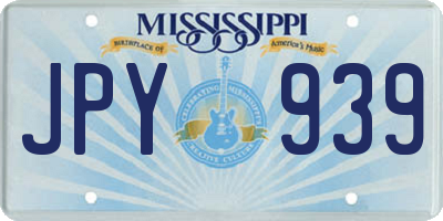 MS license plate JPY939