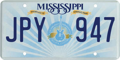 MS license plate JPY947