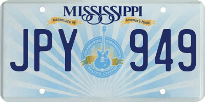 MS license plate JPY949