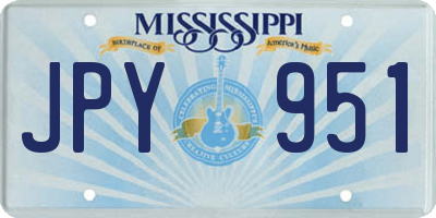 MS license plate JPY951