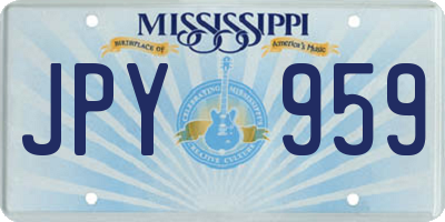 MS license plate JPY959