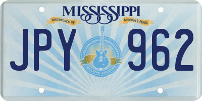 MS license plate JPY962