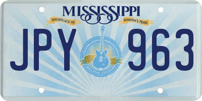 MS license plate JPY963