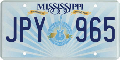 MS license plate JPY965