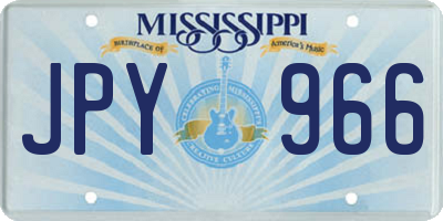 MS license plate JPY966